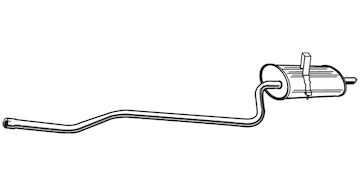 Zadní tlumič výfuku WALKER 22023