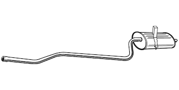 Zadní tlumič výfuku WALKER 22024