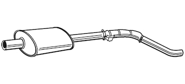 Střední tlumič výfuku WALKER 22045