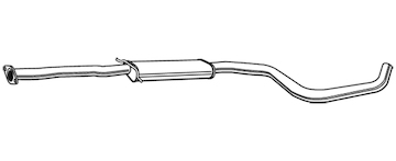 Střední tlumič výfuku WALKER 22054