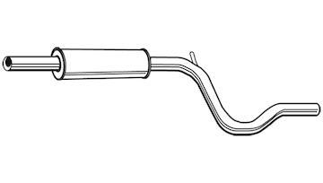 Střední tlumič výfuku WALKER 22057