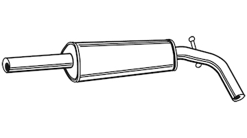 Střední tlumič výfuku WALKER 22058