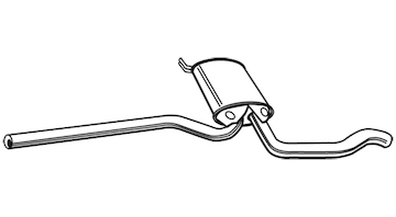 Střední tlumič výfuku WALKER 22067