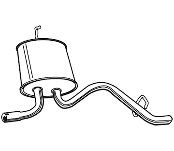 Zadní tlumič výfuku WALKER 22072