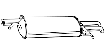 Zadní tlumič výfuku WALKER 22079