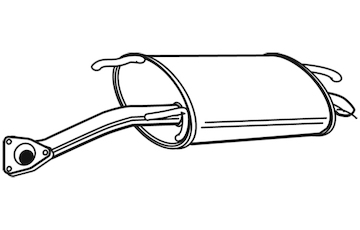 Zadní tlumič výfuku WALKER 22088