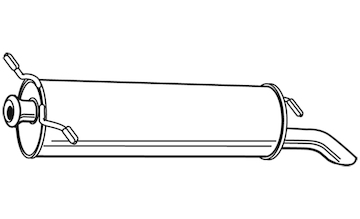 Zadní tlumič výfuku WALKER 22095