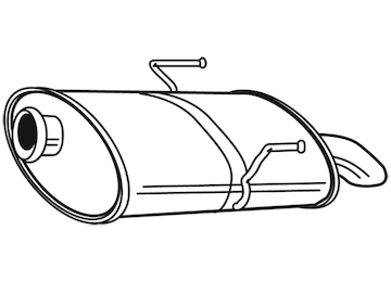 Zadní tlumič výfuku WALKER 22097