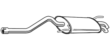 Zadní tlumič výfuku WALKER 22111