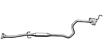 Střední tlumič výfuku WALKER 22152