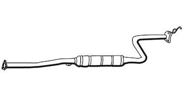 Střední tlumič výfuku WALKER 22153