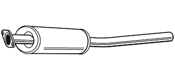 Střední tlumič výfuku WALKER 22158