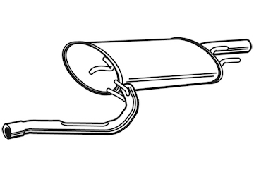 Zadní tlumič výfuku WALKER 22160