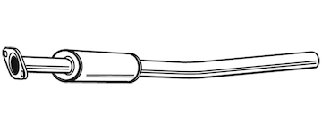 Střední tlumič výfuku WALKER 22161