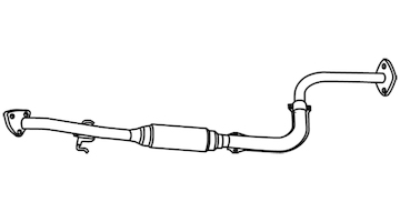 Střední tlumič výfuku WALKER 22168