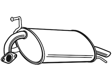 Zadní tlumič výfuku WALKER 22172