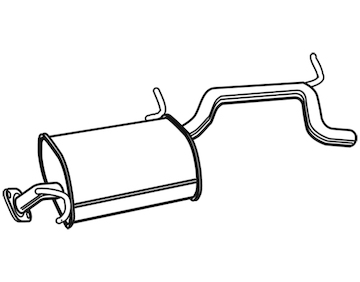 Zadní tlumič výfuku WALKER 22174