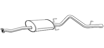 Zadní tlumič výfuku WALKER 22180
