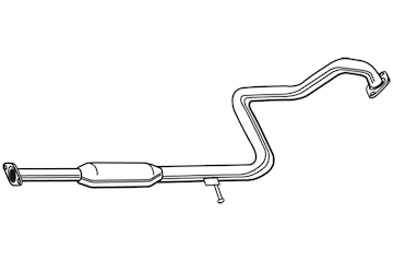 Střední tlumič výfuku WALKER 22188