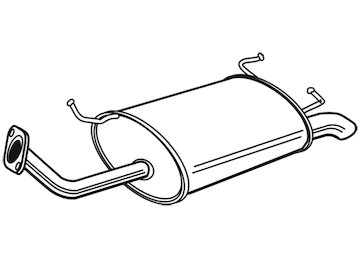 Zadní tlumič výfuku WALKER 22190