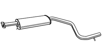 Střední tlumič výfuku WALKER 22197