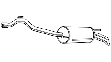 Zadní tlumič výfuku WALKER 22206