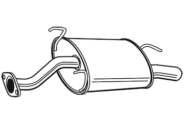 Zadní tlumič výfuku WALKER 22210