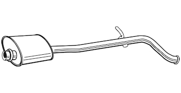 Střední tlumič výfuku WALKER 22226