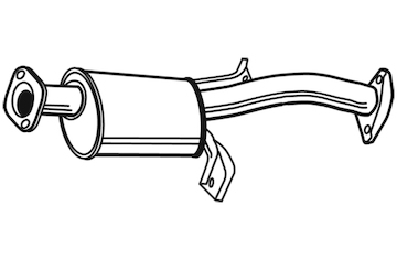 Střední tlumič výfuku WALKER 22228