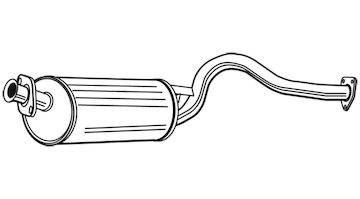 Zadní tlumič výfuku WALKER 22229