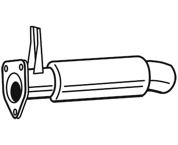 Zadní tlumič výfuku WALKER 22230