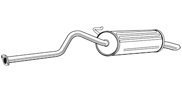 Zadní tlumič výfuku WALKER 22270