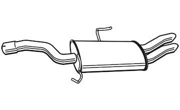 Zadní tlumič výfuku WALKER 22286