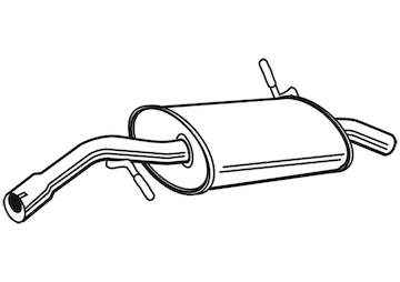 Zadní tlumič výfuku WALKER 22304