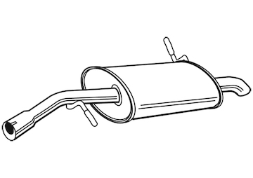 Zadní tlumič výfuku WALKER 22306