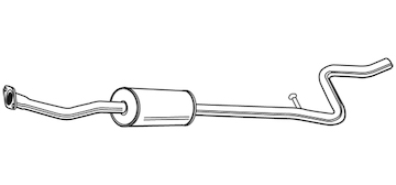 Střední tlumič výfuku WALKER 22307