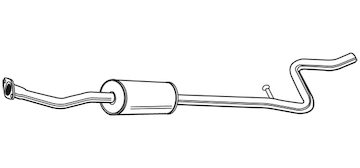 Střední tlumič výfuku WALKER 22310