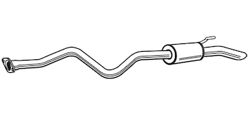 Zadní tlumič výfuku WALKER 22312