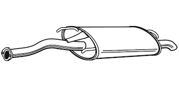 Zadní tlumič výfuku WALKER 22315