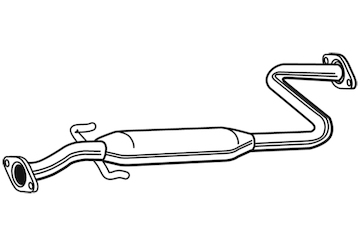 Střední tlumič výfuku WALKER 22329