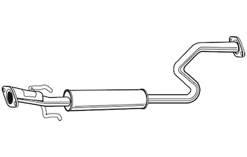 Střední tlumič výfuku WALKER 22333