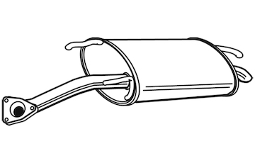 Zadní tlumič výfuku WALKER 22334