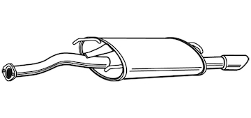 Zadní tlumič výfuku WALKER 22339