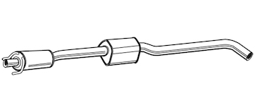Střední tlumič výfuku WALKER 22344