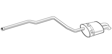 Zadní tlumič výfuku WALKER 22347