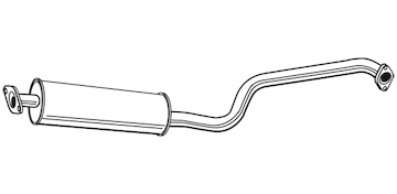 Střední tlumič výfuku WALKER 22386