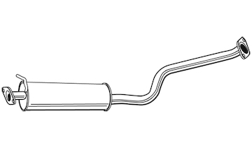 Střední tlumič výfuku WALKER 22388