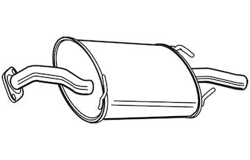 Zadní tlumič výfuku WALKER 22396