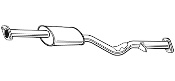 Střední tlumič výfuku WALKER 22397