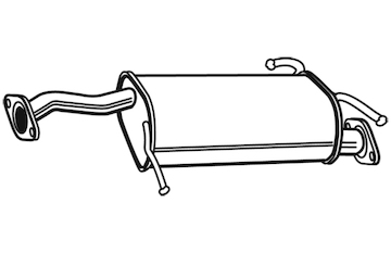 Zadní tlumič výfuku WALKER 22408